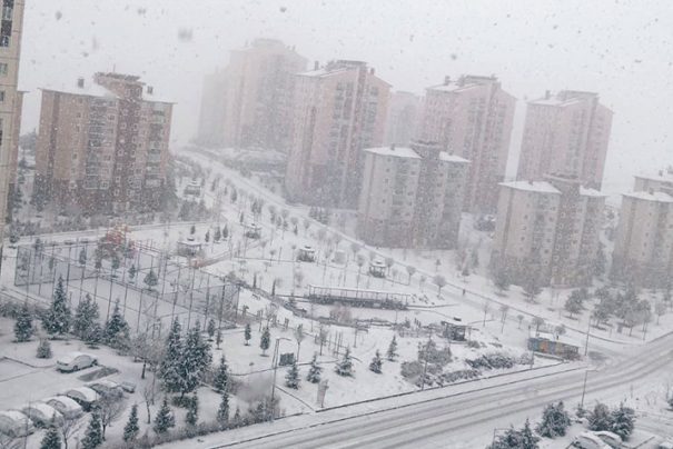 Ankara’da Kar Yağışı Başladı!